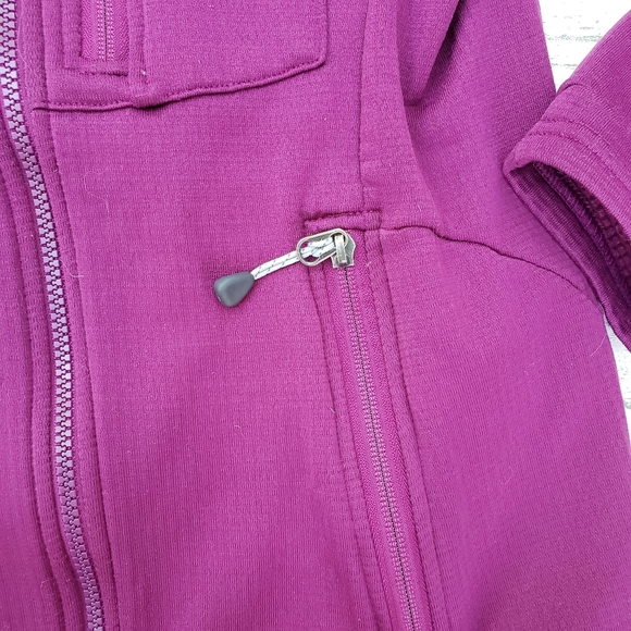 Mountain Hardwear| Full Zip Up Outdoor Jacket Polartec Purple Size Small - Picture 9 of 11